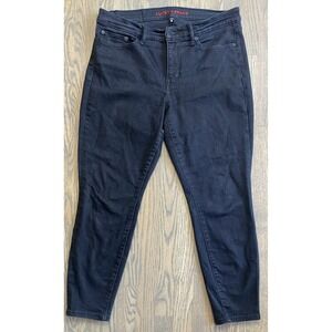 Lucky Brand Jeans Ava Mid Rise Skinny Black Size 14/32A Womens